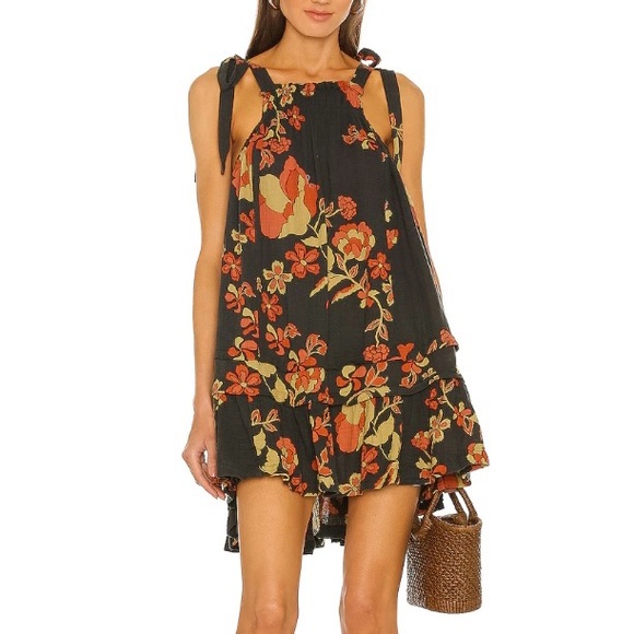 Free People Tops - Free People Fleur Printed Tunic in Twilight Combo | Size Medium